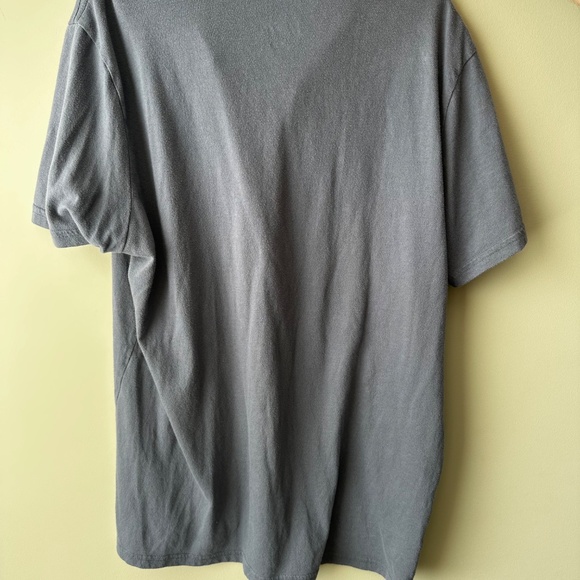 Fresh Clean Tees Medium Grey Henley Men's Short Sleeve Soft Shirt - Picture 9 of 9